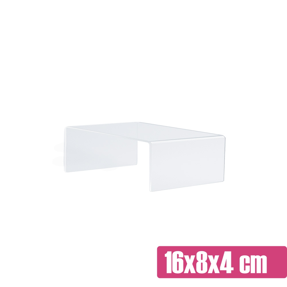 Przezroczysty ekspozytor na słodki stół 16x8x4 cm