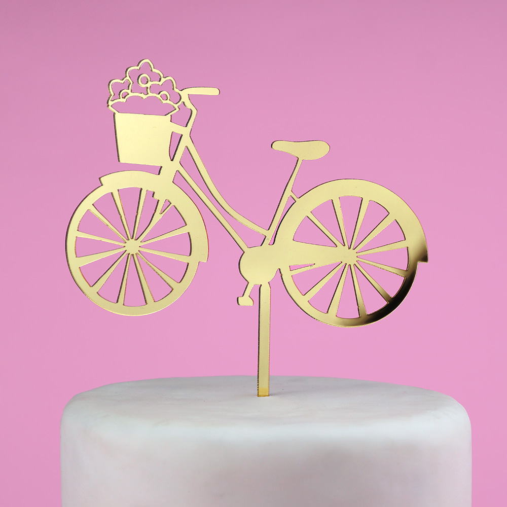 Topper rower z koszykiem