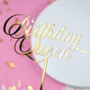 Topper na tort Birthday Queen