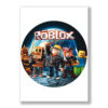 Okrągły opłatek na tort Roblox