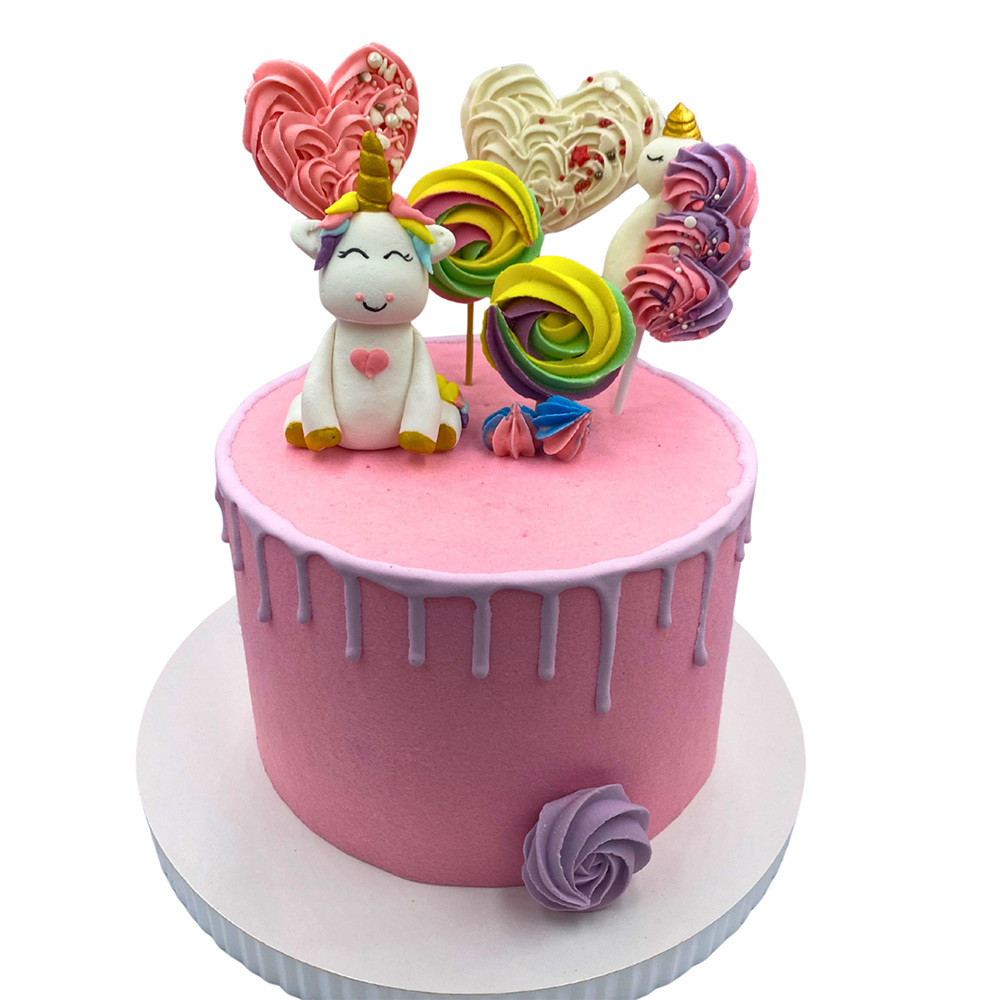 Jednorożce cukrowe bezy na patyczkach 3 sztuki