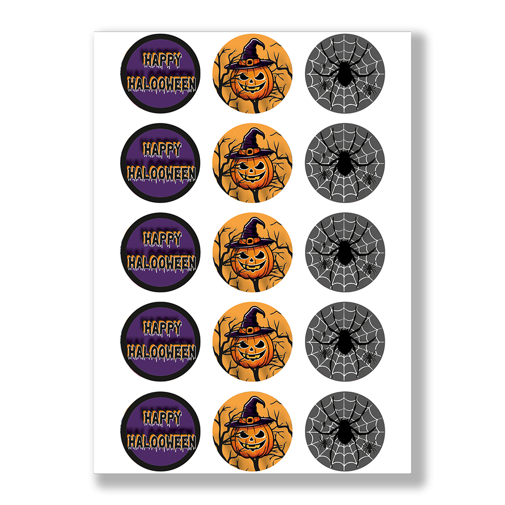 Opłatki na muffiny Halloween