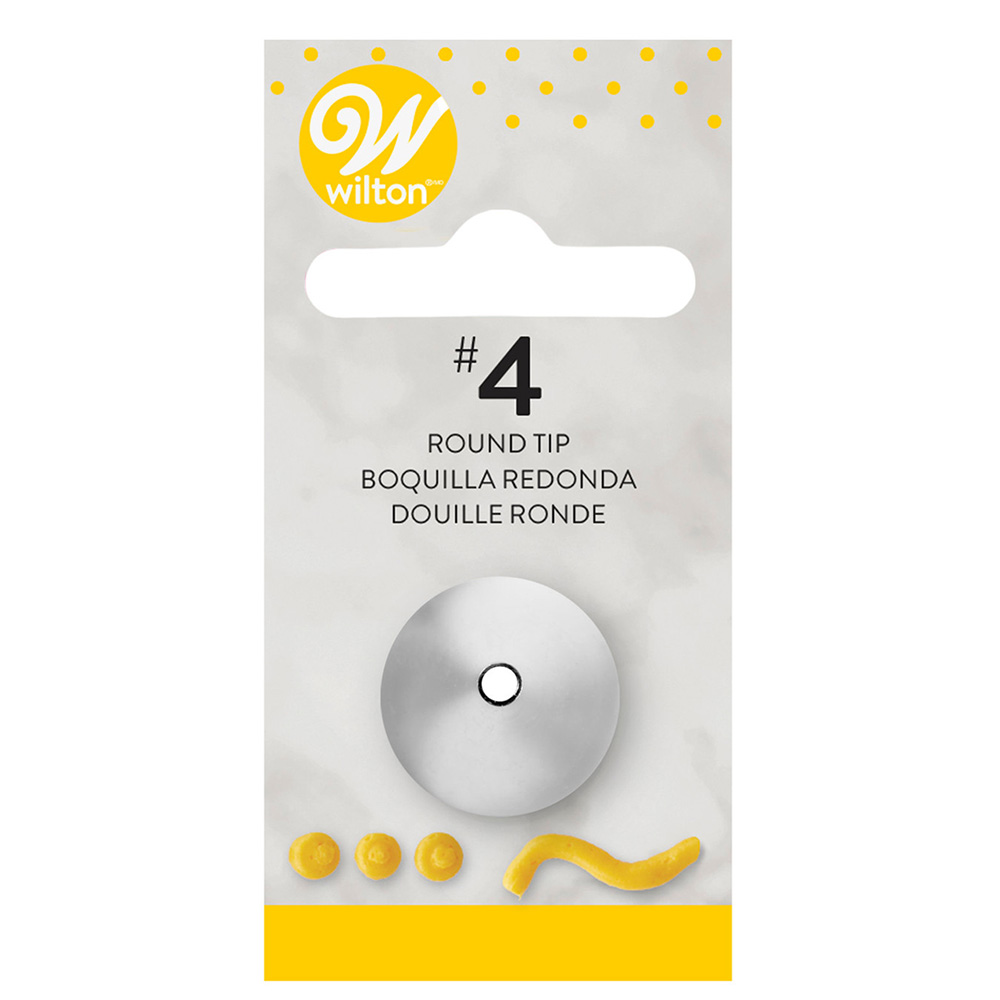 Okrągła Tylka cukiernicza do precyzyjnych wzorów 4 Wilton