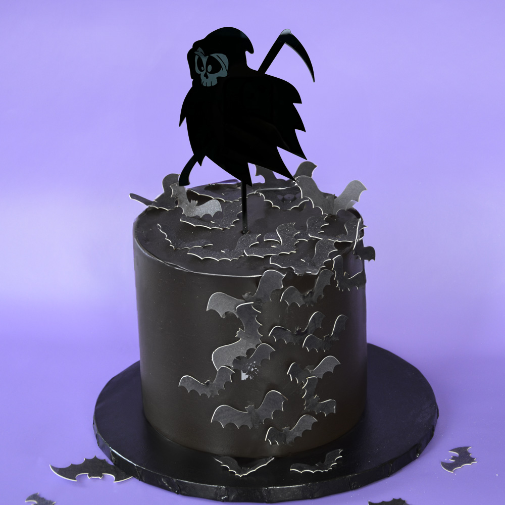 Dekoracja tortu Halloween duch