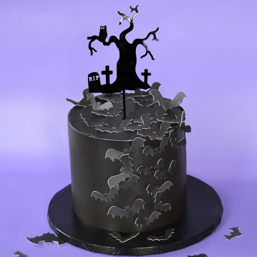 Dekor na tort na Halloween