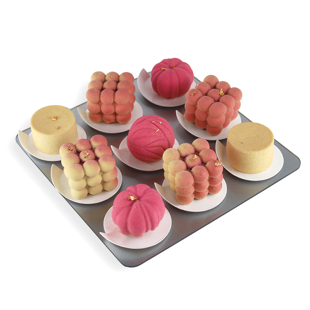 Srebrna patera na słodki stół 30x30 cm