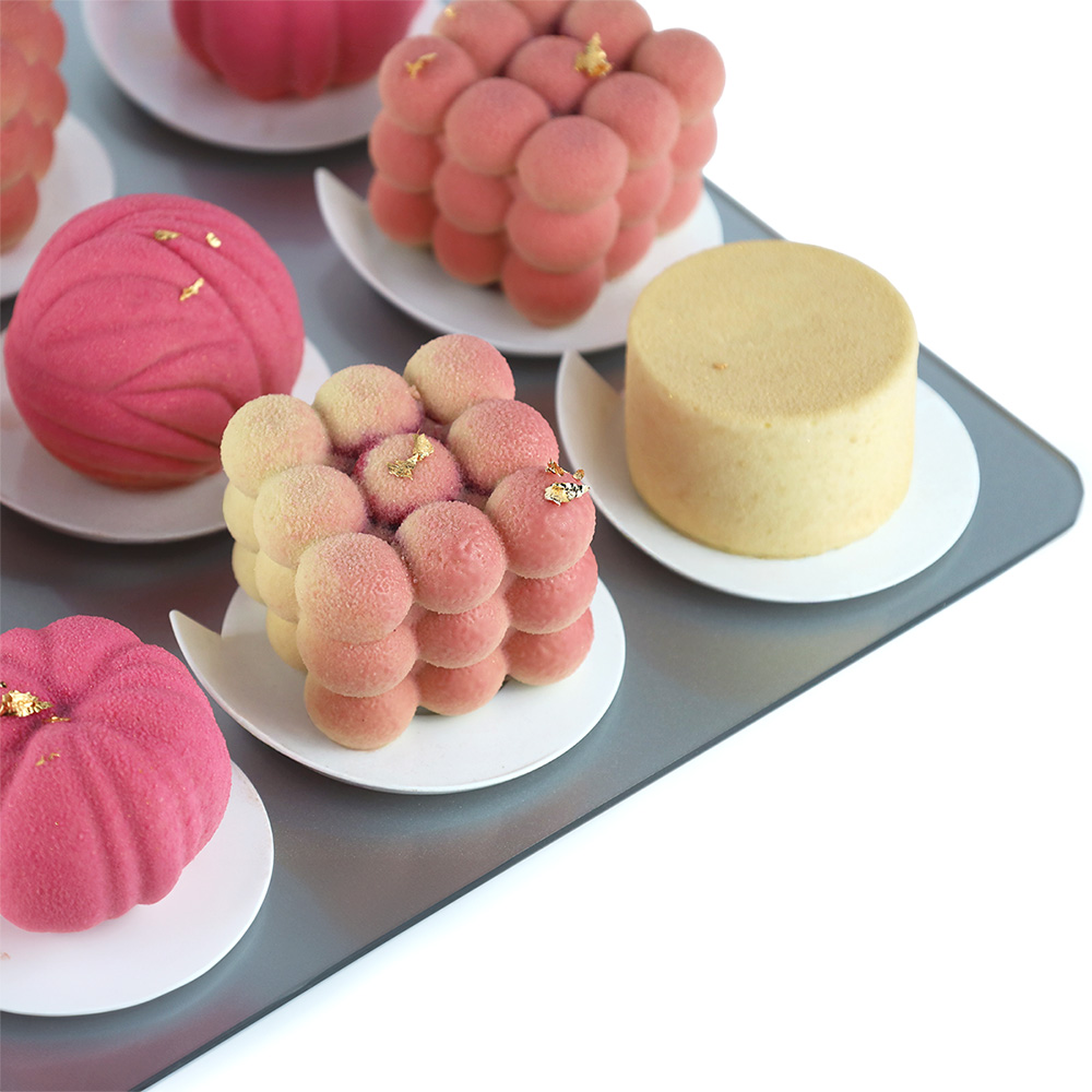 Srebrna patera na słodki stół 30x30 cm