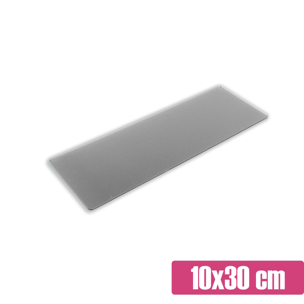 Prostokątna srebrna patera na słodki stół 10x30 cm