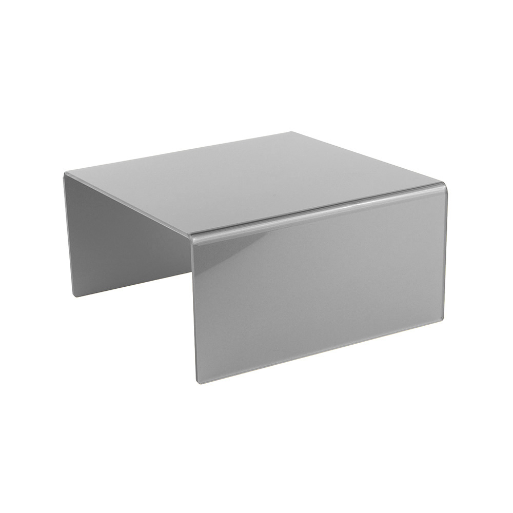 Podest na monoporcje srebrny 25x25x15 cm