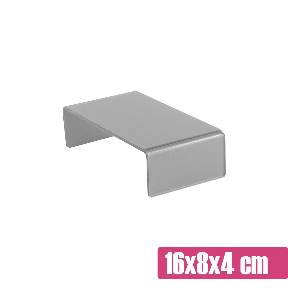 Srebrny ekspozytor na słodki stół 16x8x4 cm