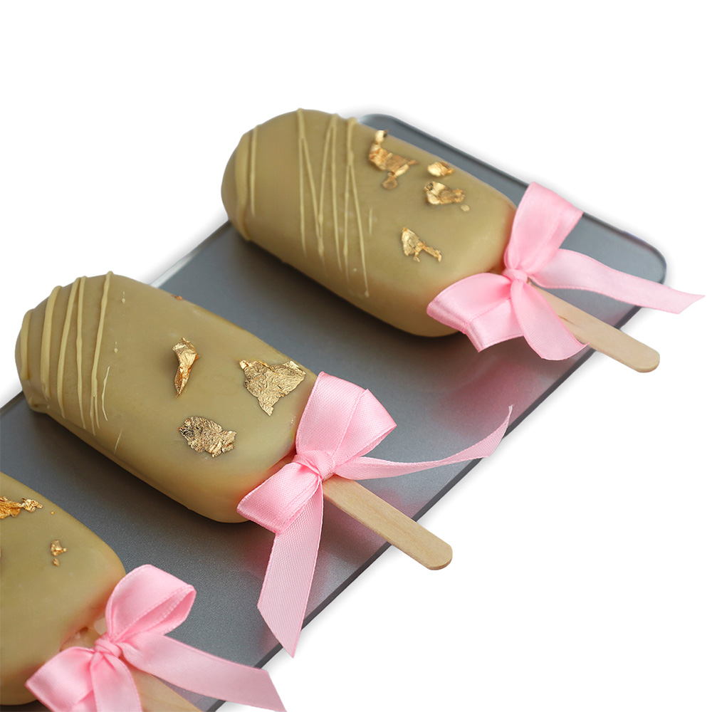 Srebrne prostokątne patery na Słodki Stół 2 sztuki