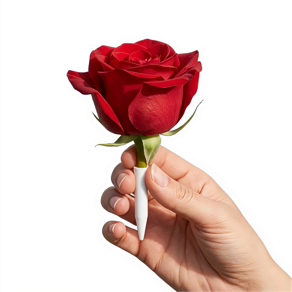 Fiolki do kwiatów na tort rozmiar L - 12 sztuk