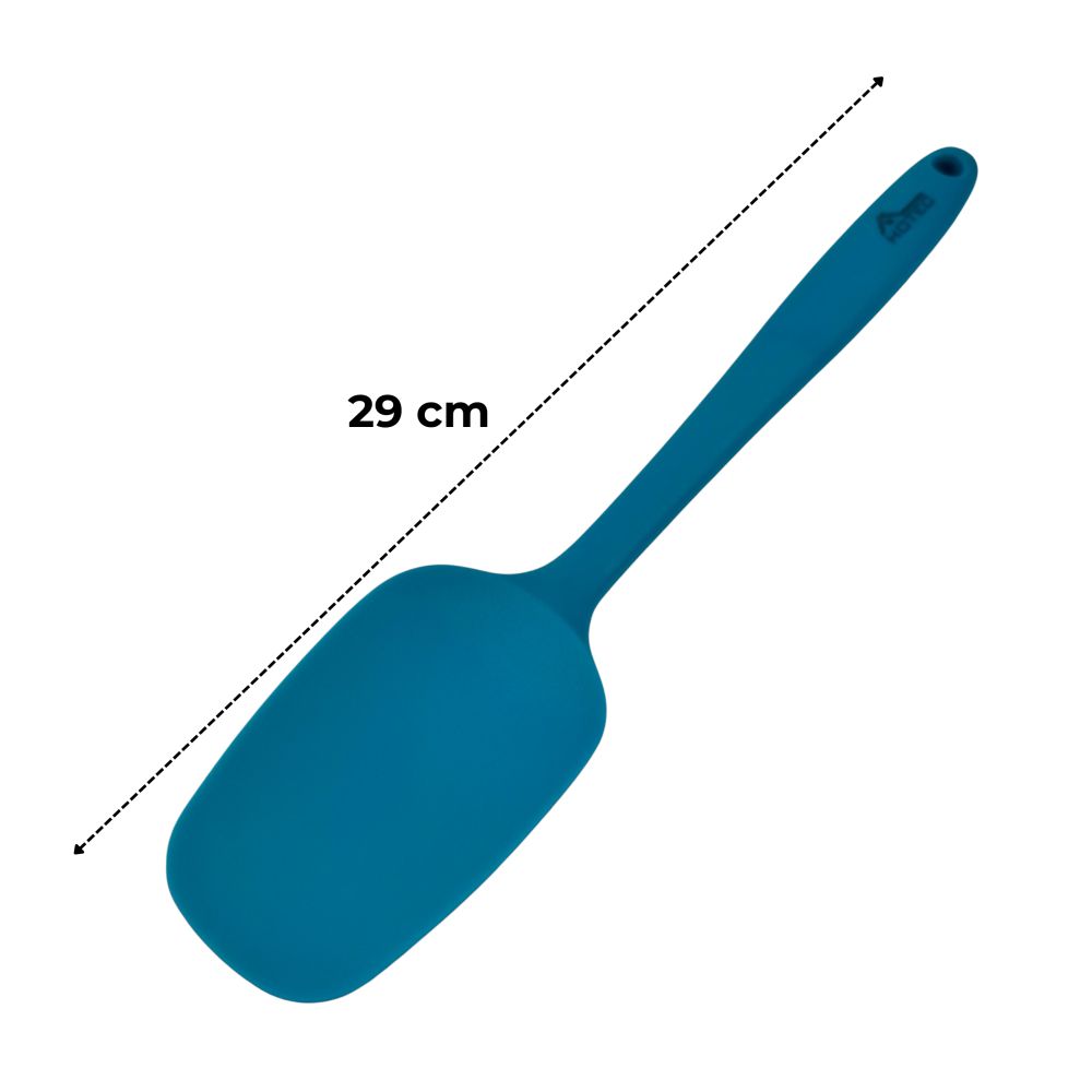 Szpatułka Łyżka silikonowa - Niebieska Duża - 29 cm.