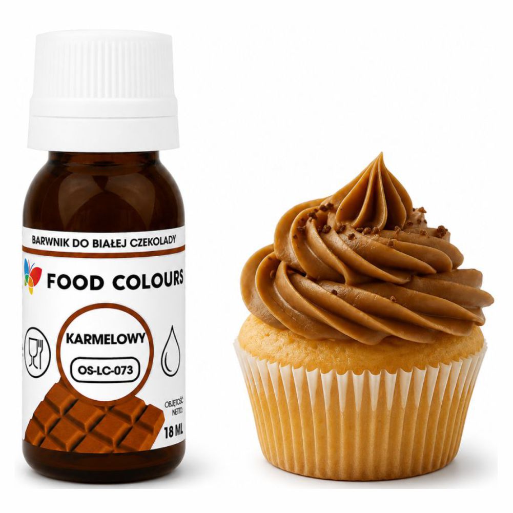 Karmelowy barwnik olejowy Food Colours 18 ml