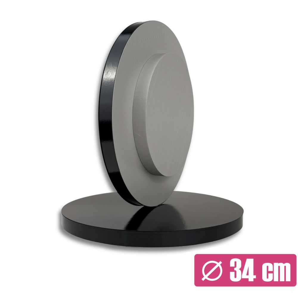 Podkład styrodurowy 34 cm CZARNY z oklejonym bokiem Wzmacniany 4 cm.