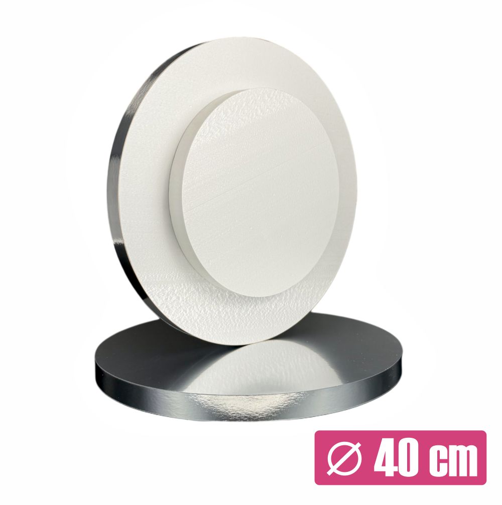 Podkład styrodurowy 40 cm SREBRNY z oklejonym bokiem Wzmacniany 4 cm.
